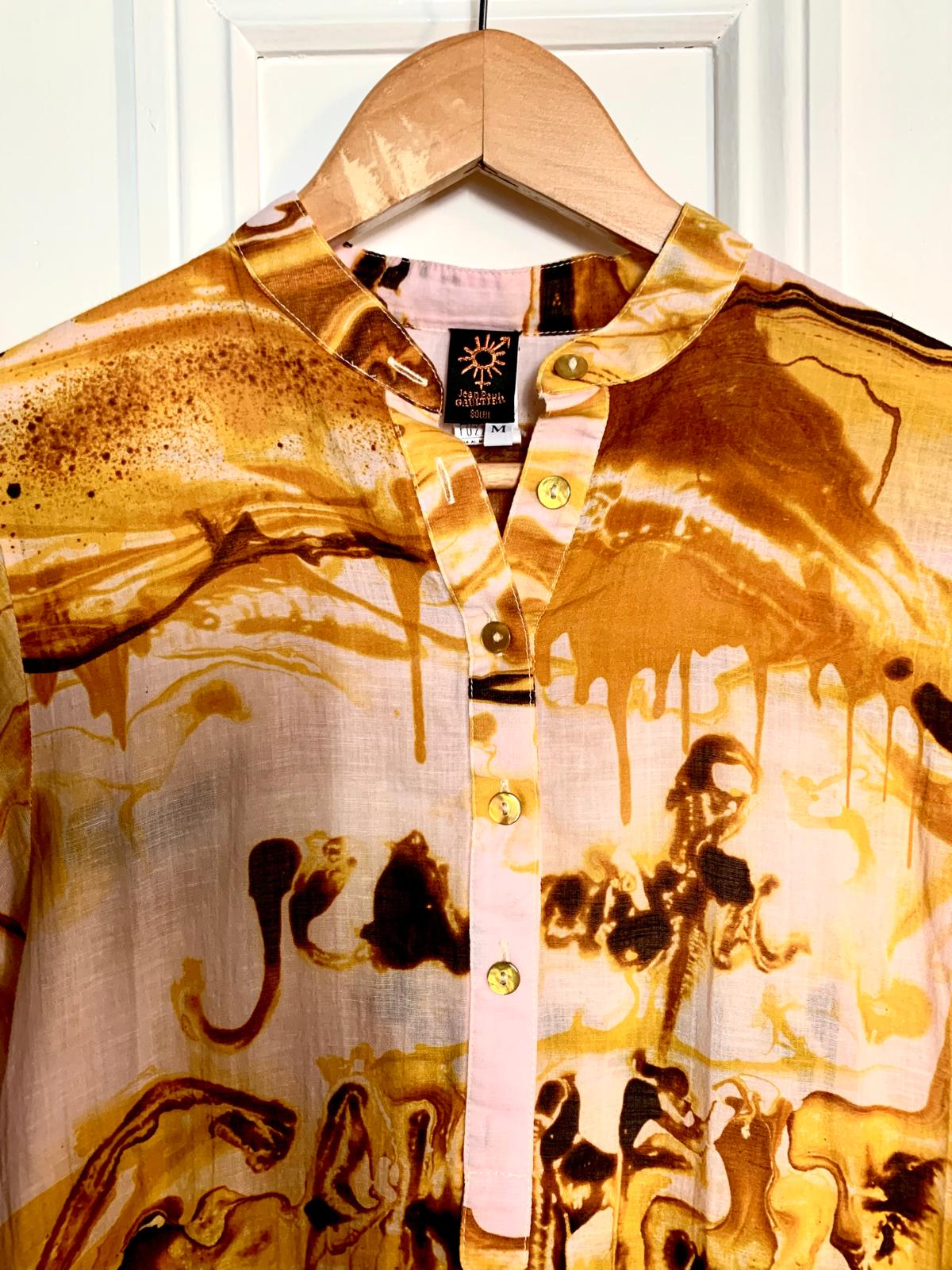 Jean Paul Gaultier Liquid Gold Signature Dress