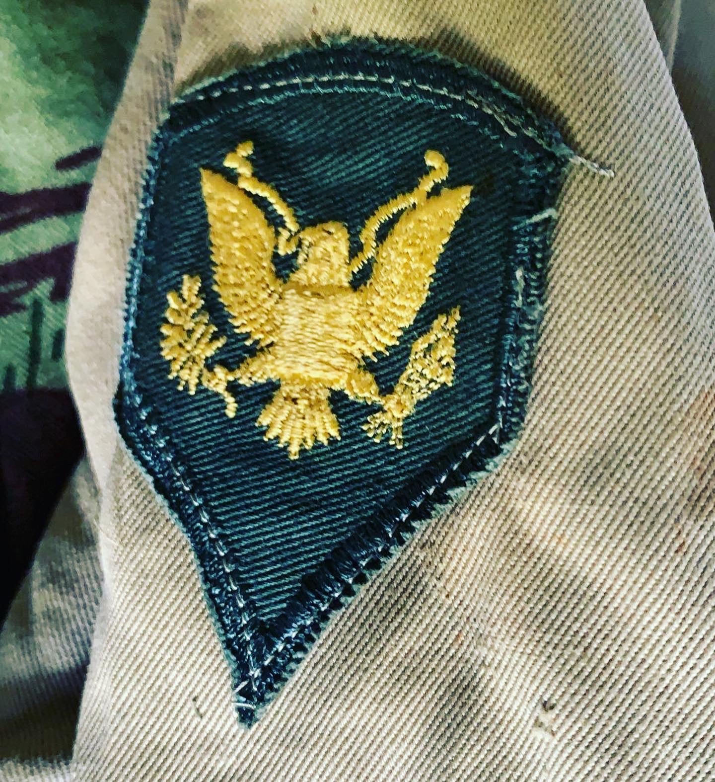US Army Post-WW2 Far East Khaki Shirt