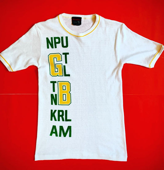 60s GB letter T-shirt