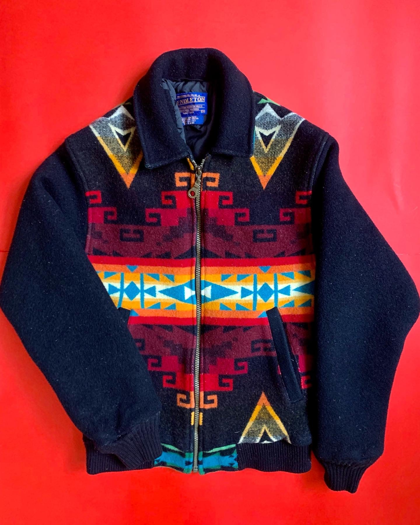 Pendleton Jacquard Zip-fronted Jacket