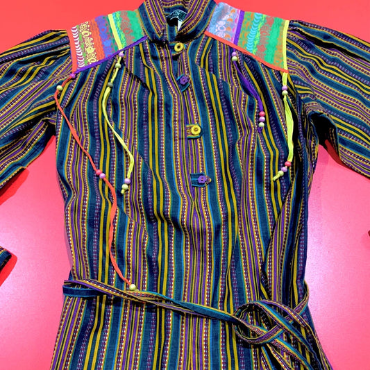 7t's Jeff Banks Boho/ Ethnic Style Shirt