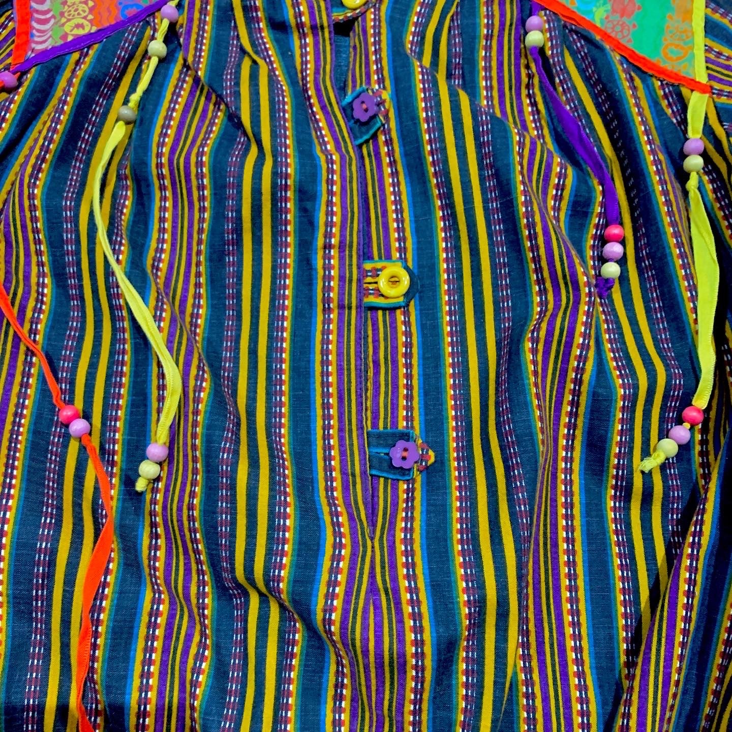 7t's Jeff Banks Boho/ Ethnic Style Shirt