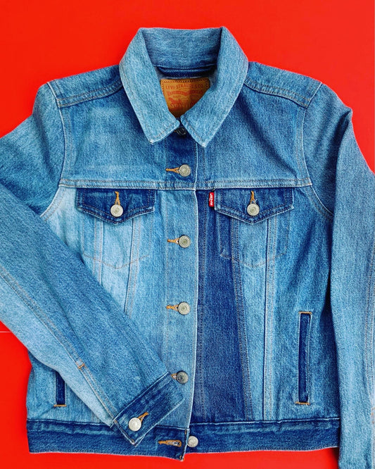 Contrast Levi Jacket