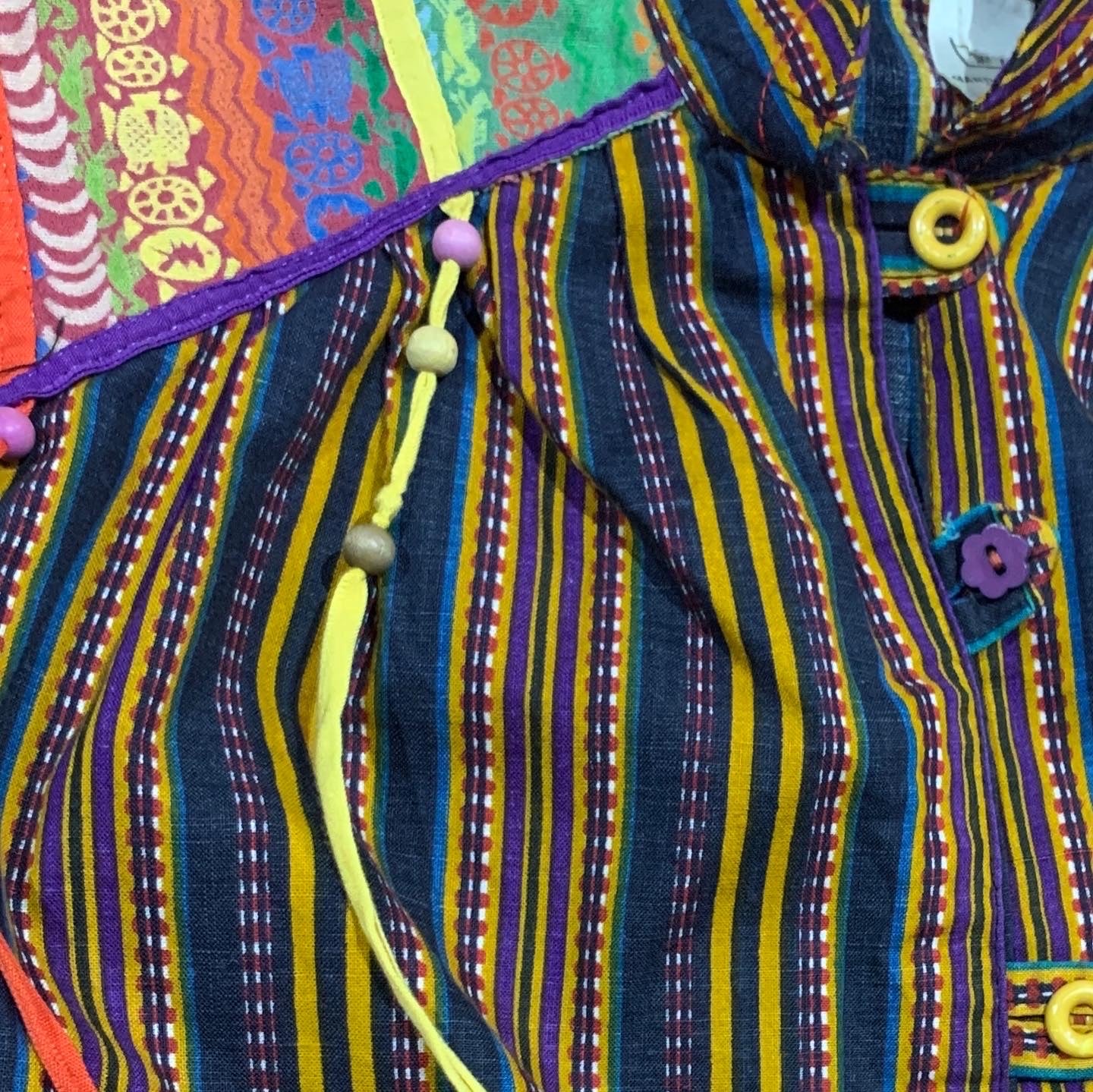 7t's Jeff Banks Boho/ Ethnic Style Shirt
