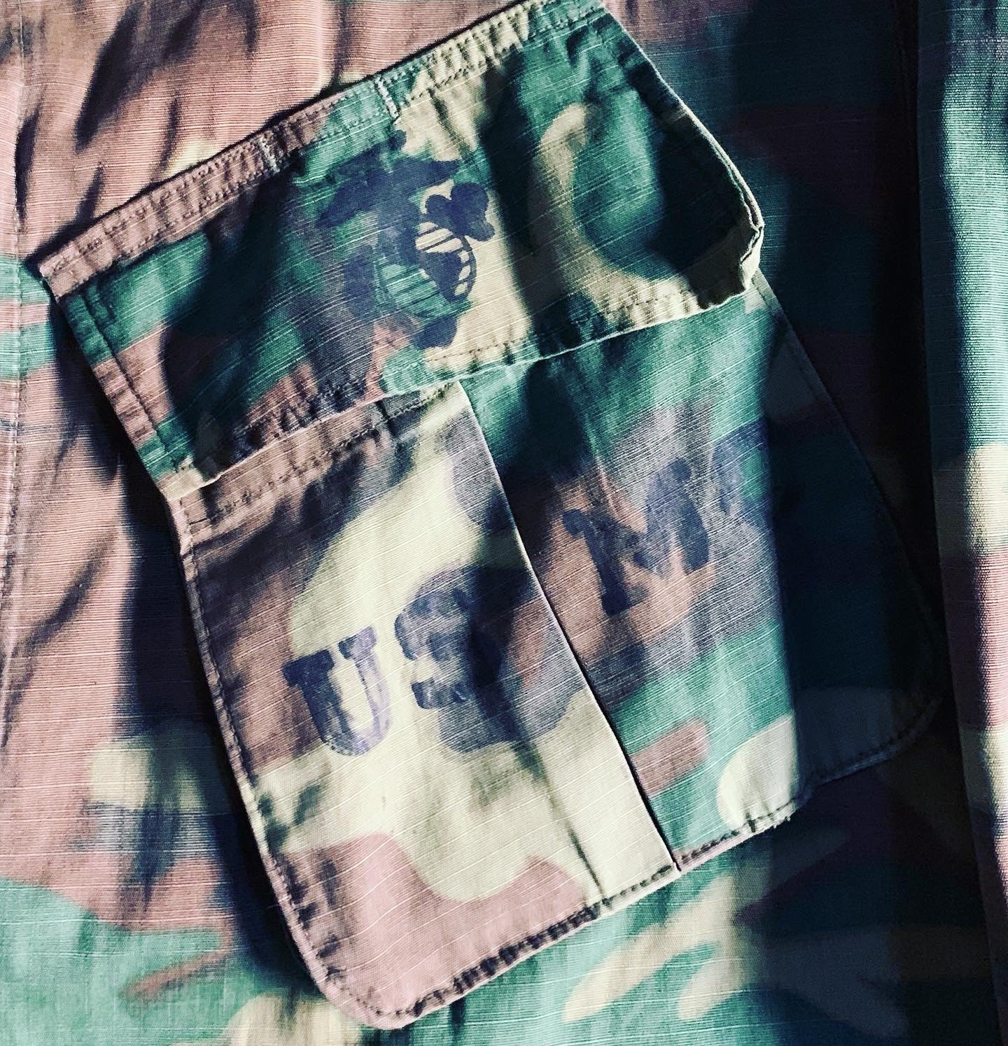 ERDL Camouflage US Marines Combat Jacket