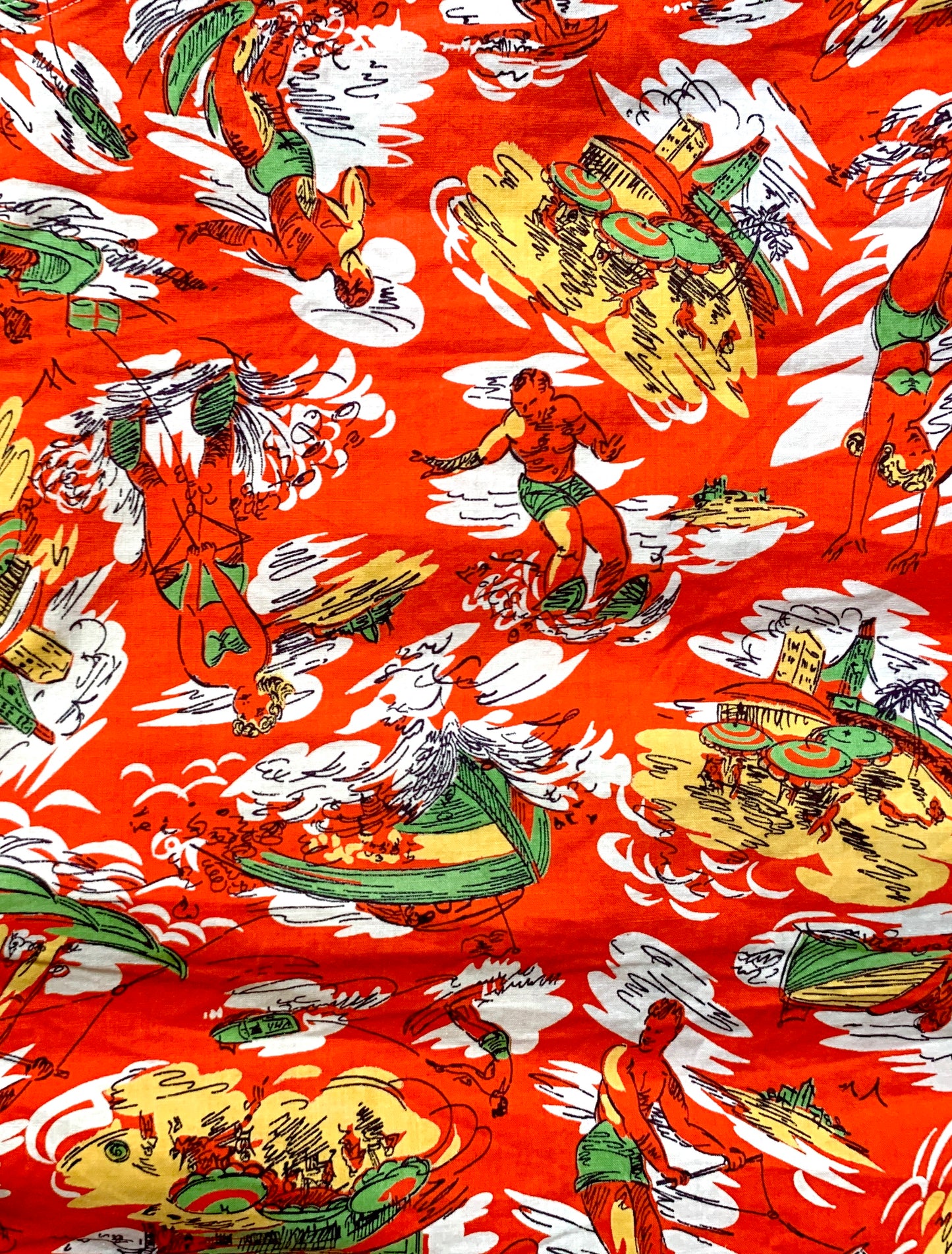 1950's Carlton Brand Hawaiian Shirt