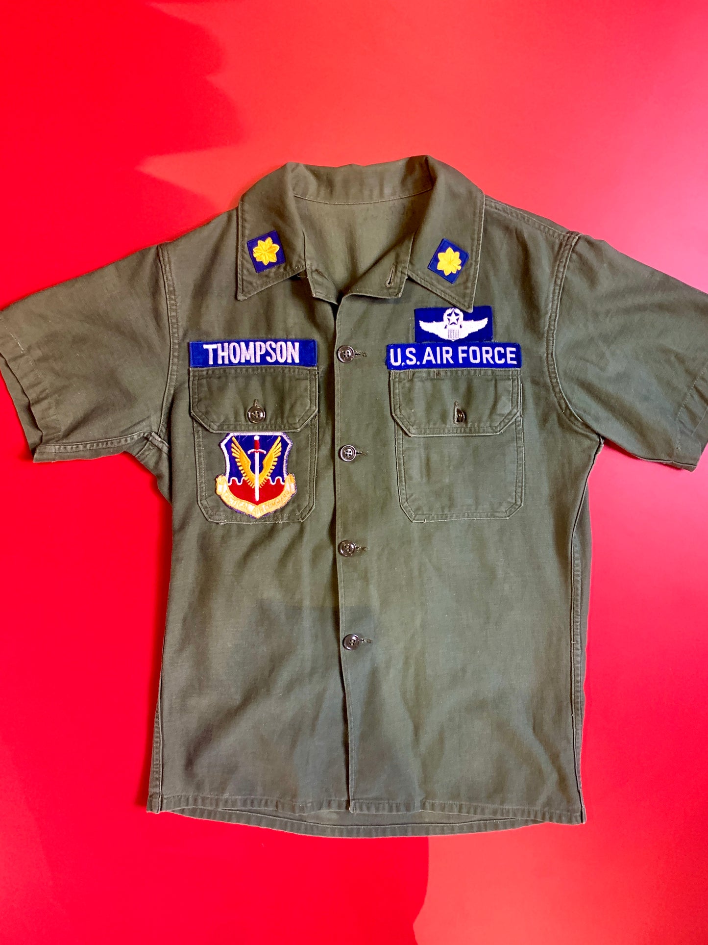 US Airforce OG107 Tailored Type 2 Shirt 1964 Dated.