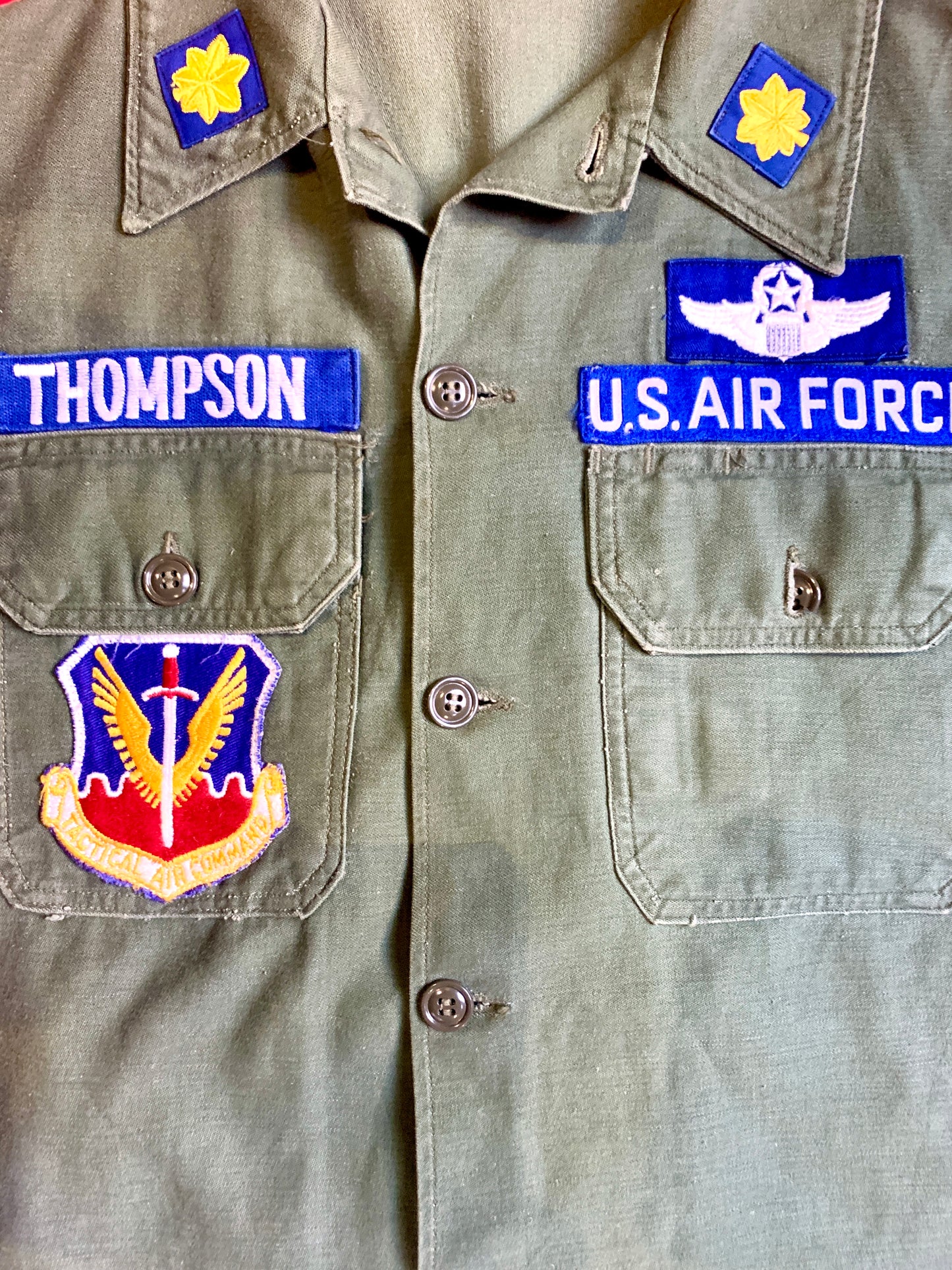 US Airforce OG107 Tailored Type 2 Shirt 1964 Dated.