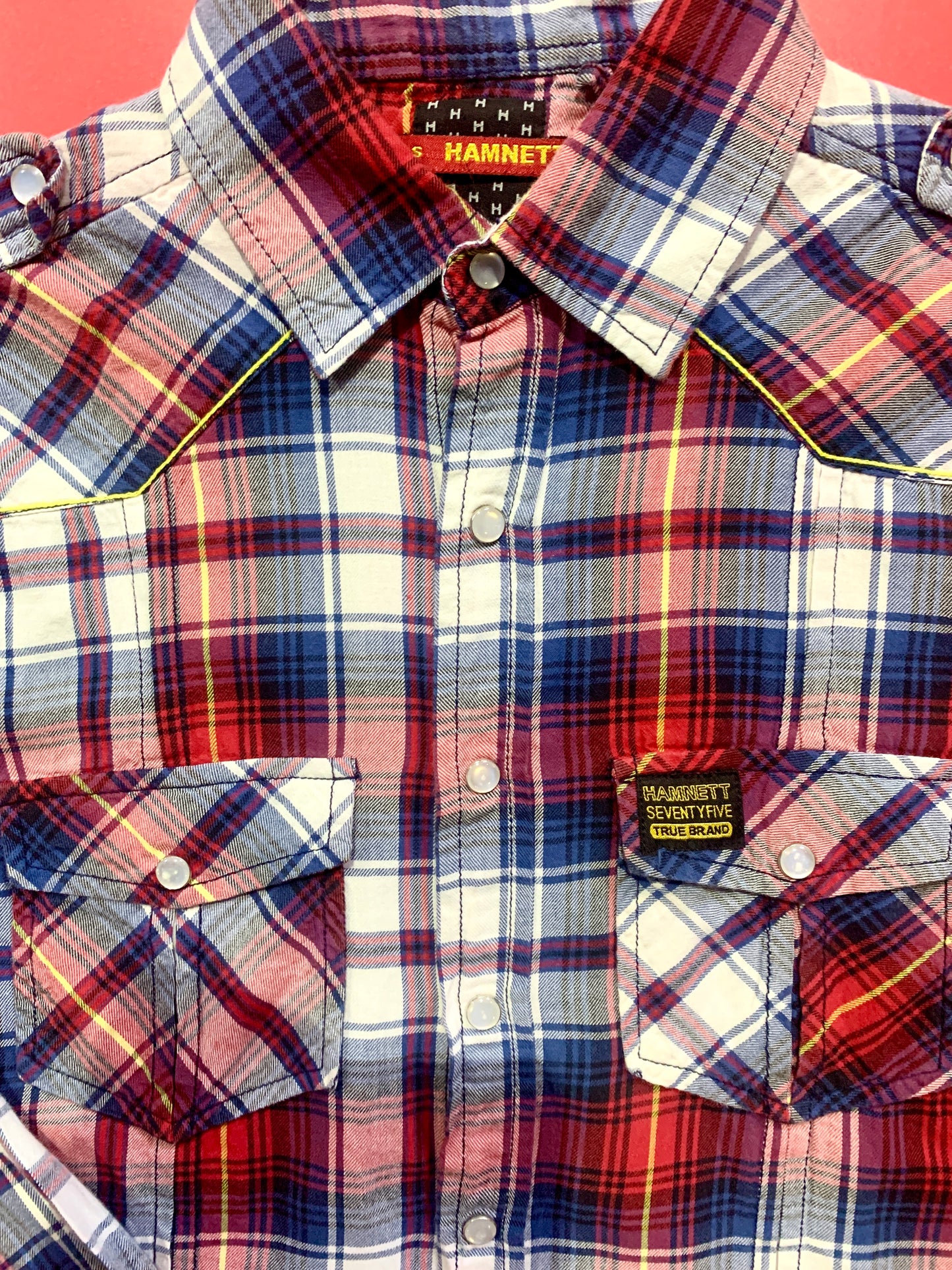 Katherine Hamnett Plaid Western Shirt