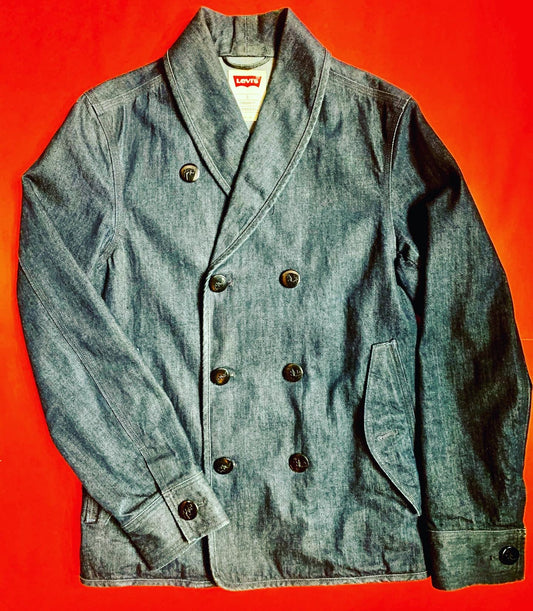 Levis Shawl Double Breasted Denim Jacket