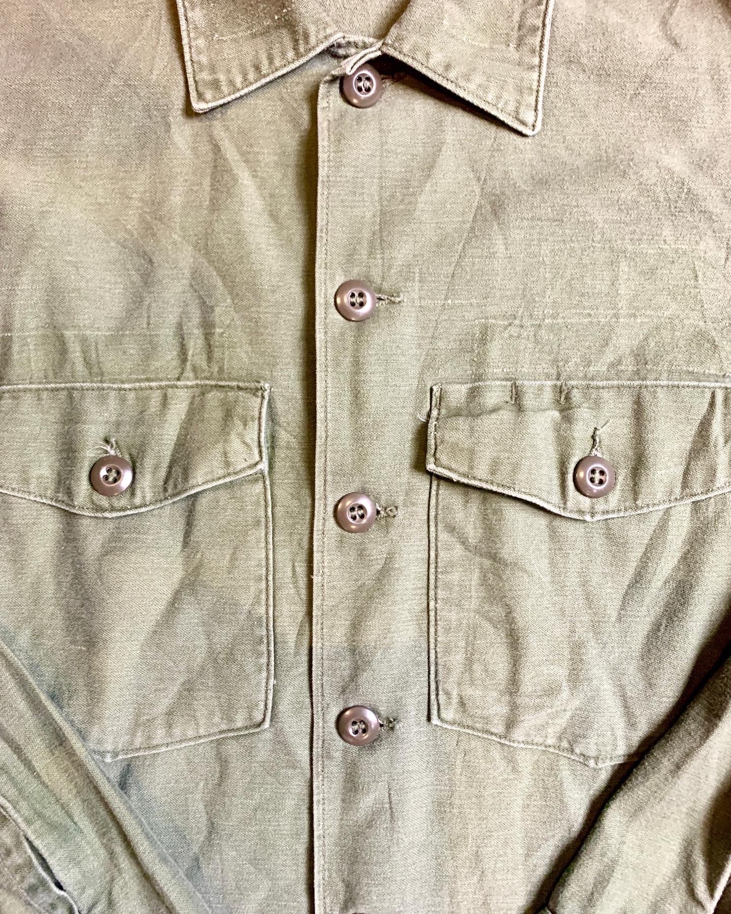 US Army OG 107 Shirt 1970 Dated