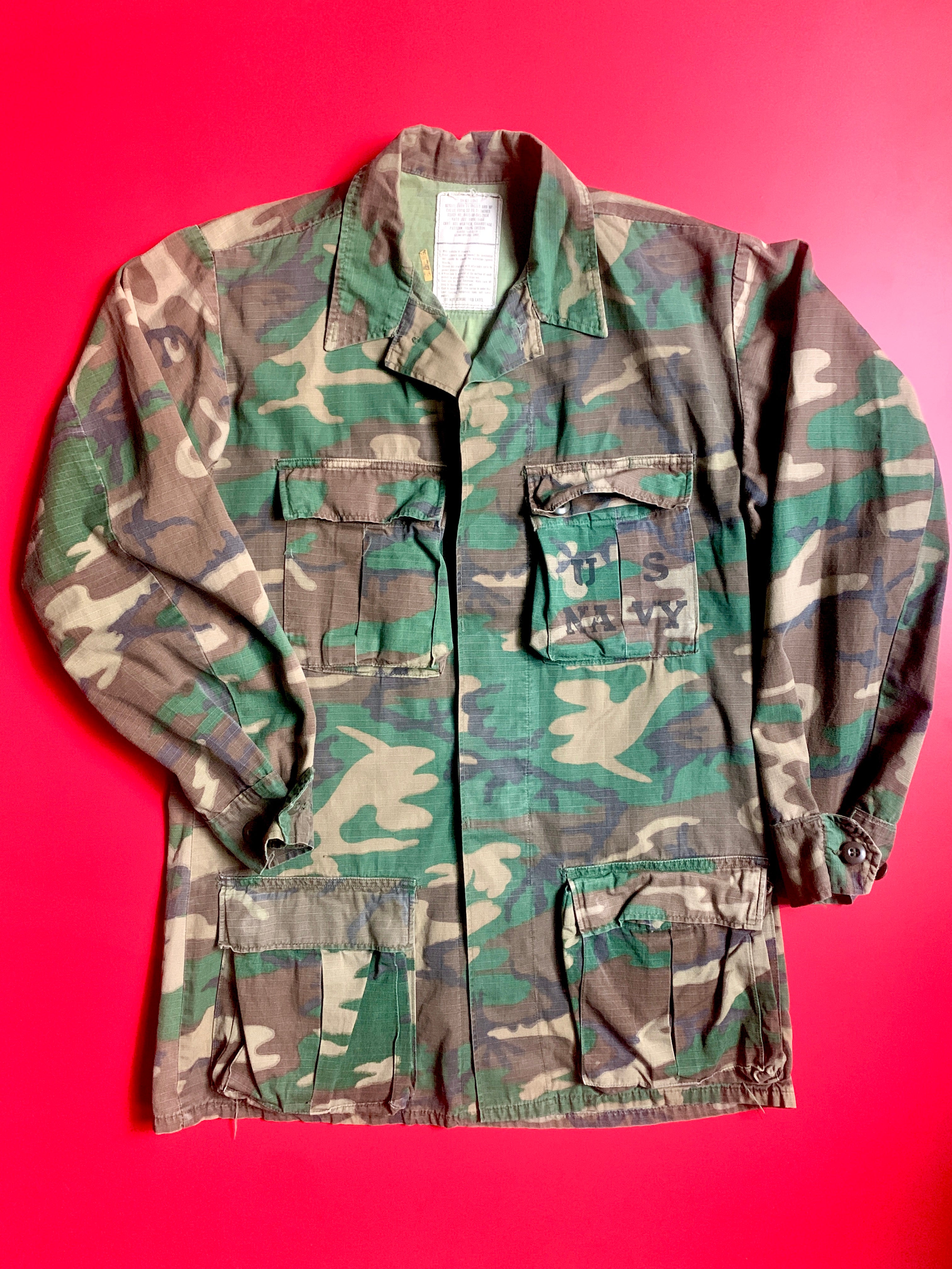 Us navy camo clearance jacket