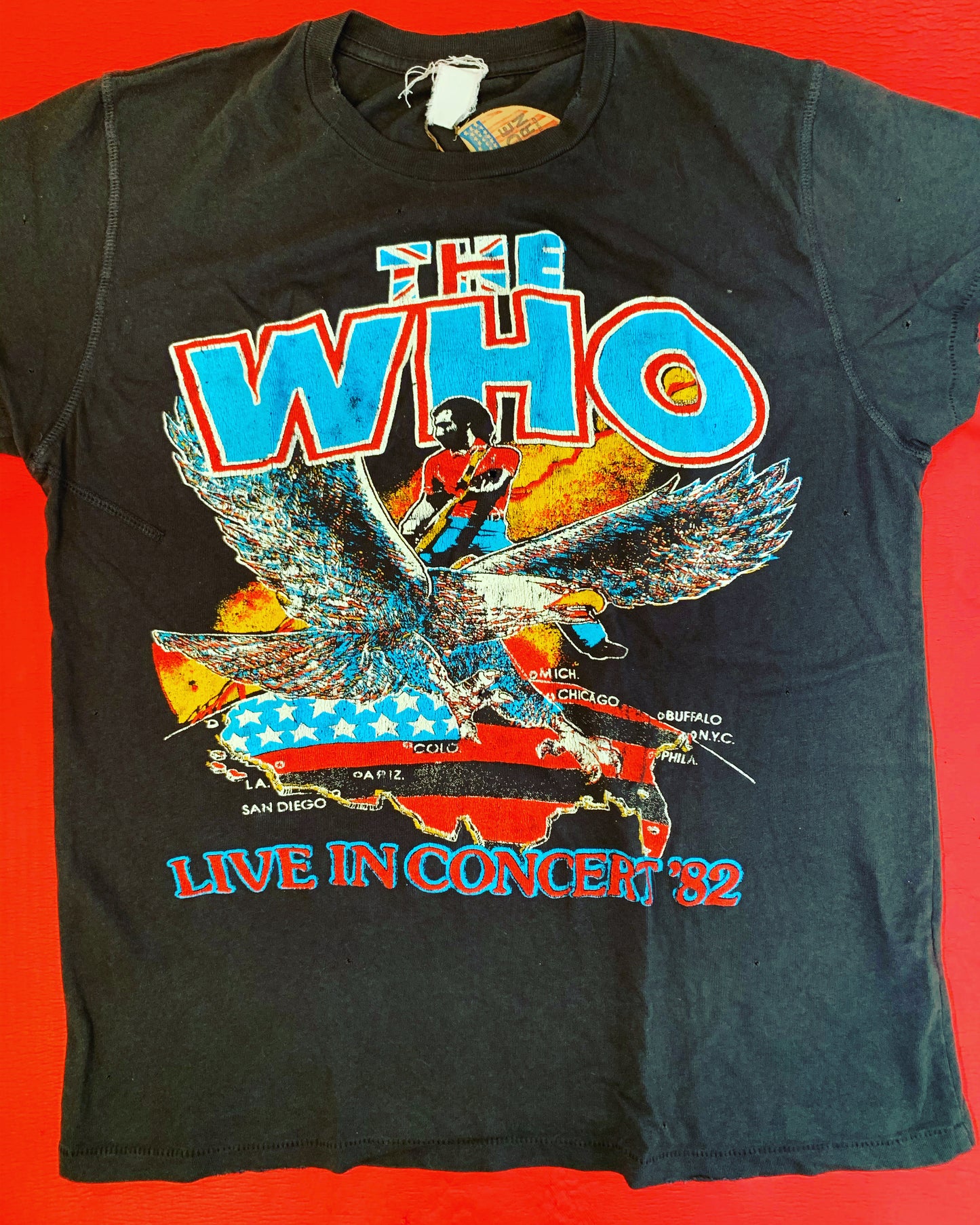 Modern The Who Cap Sleeve Tshirt.